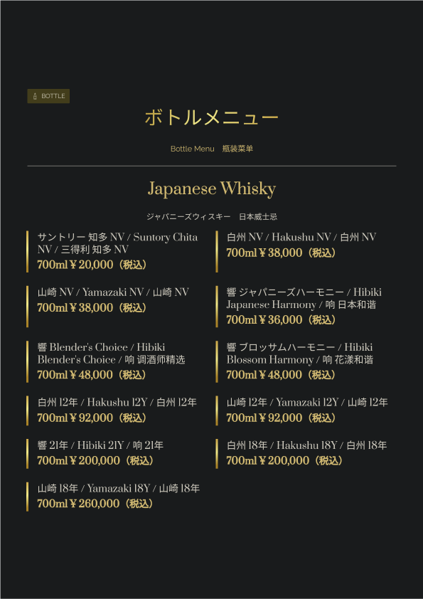 ドリンクメニュー 13